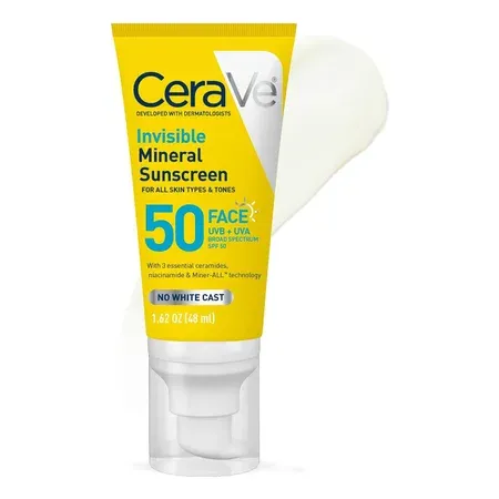 CeraVe Invisible Mineral Sunscreen SPF 50