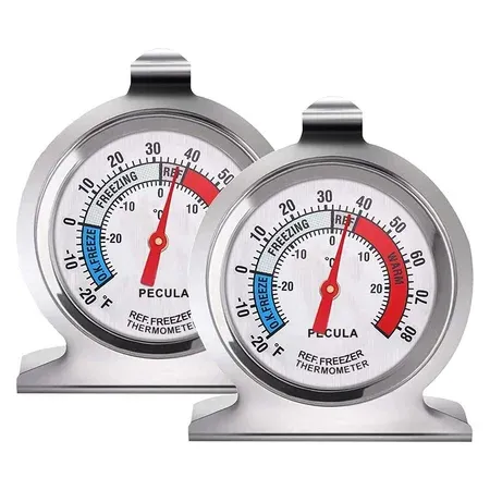 Pecula Refrigerator Thermometer (2-Pack)
