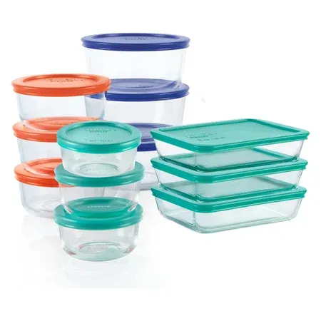 Pyrex Simply Store Glass Containers (12-Pack)