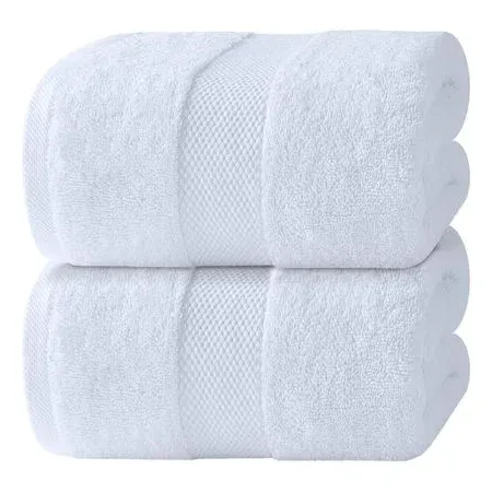 White Classic Luxury Bath Sheets (2-Pack)