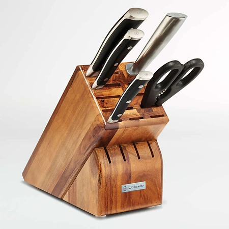 Wüsthof Classic Ikon 6-Piece Starter Knife Block Set